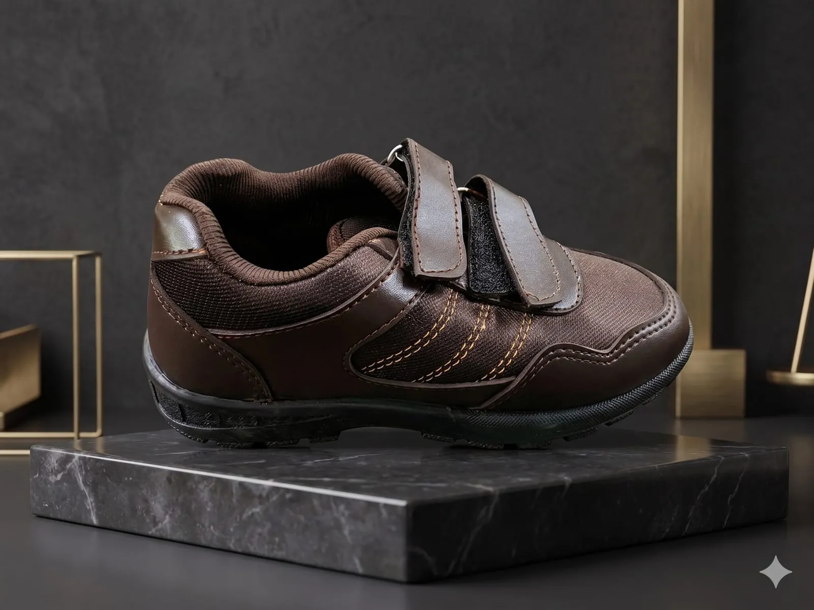 Brown Velcro Shoes