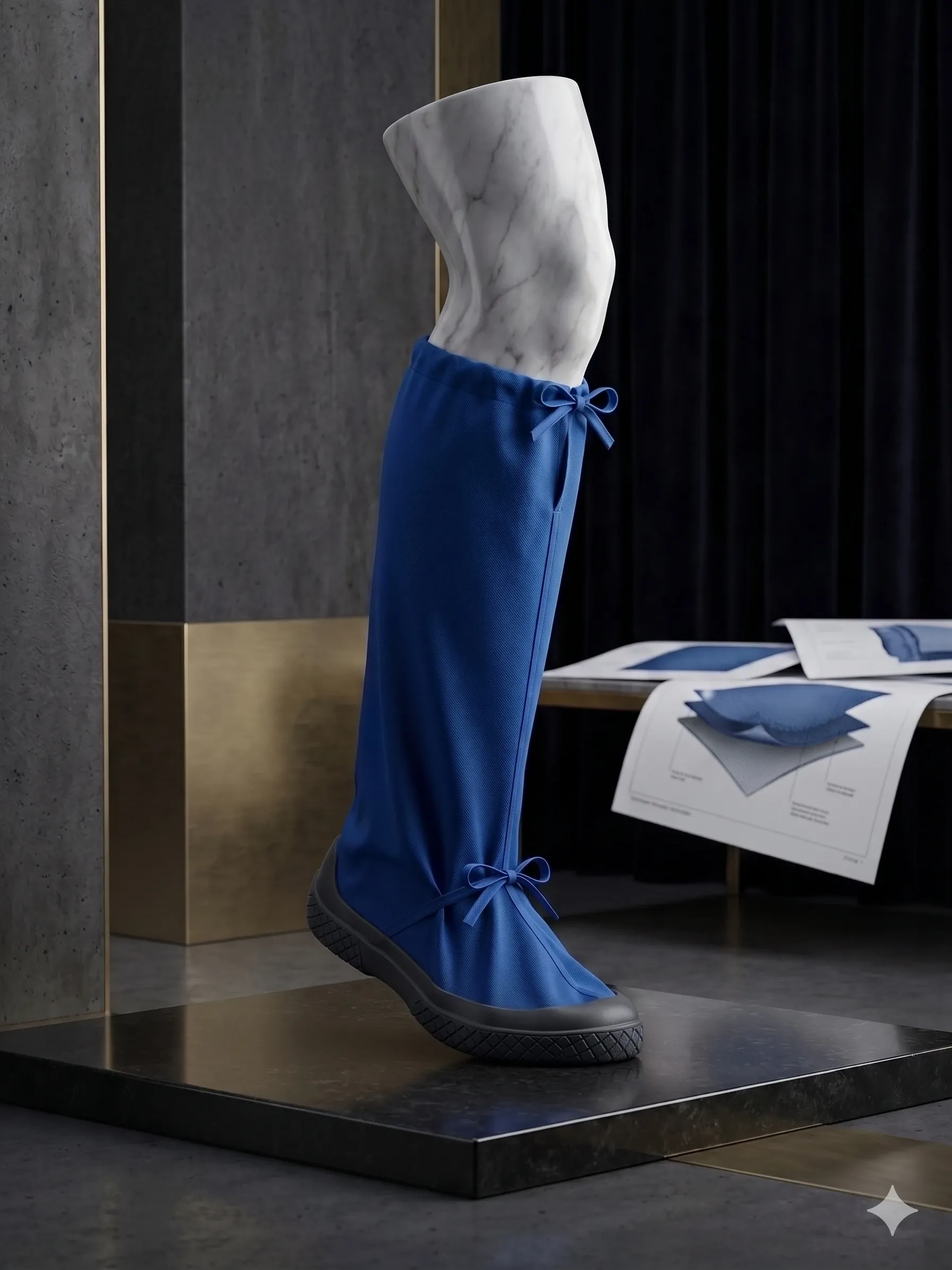 Long Booti Rubber Sole