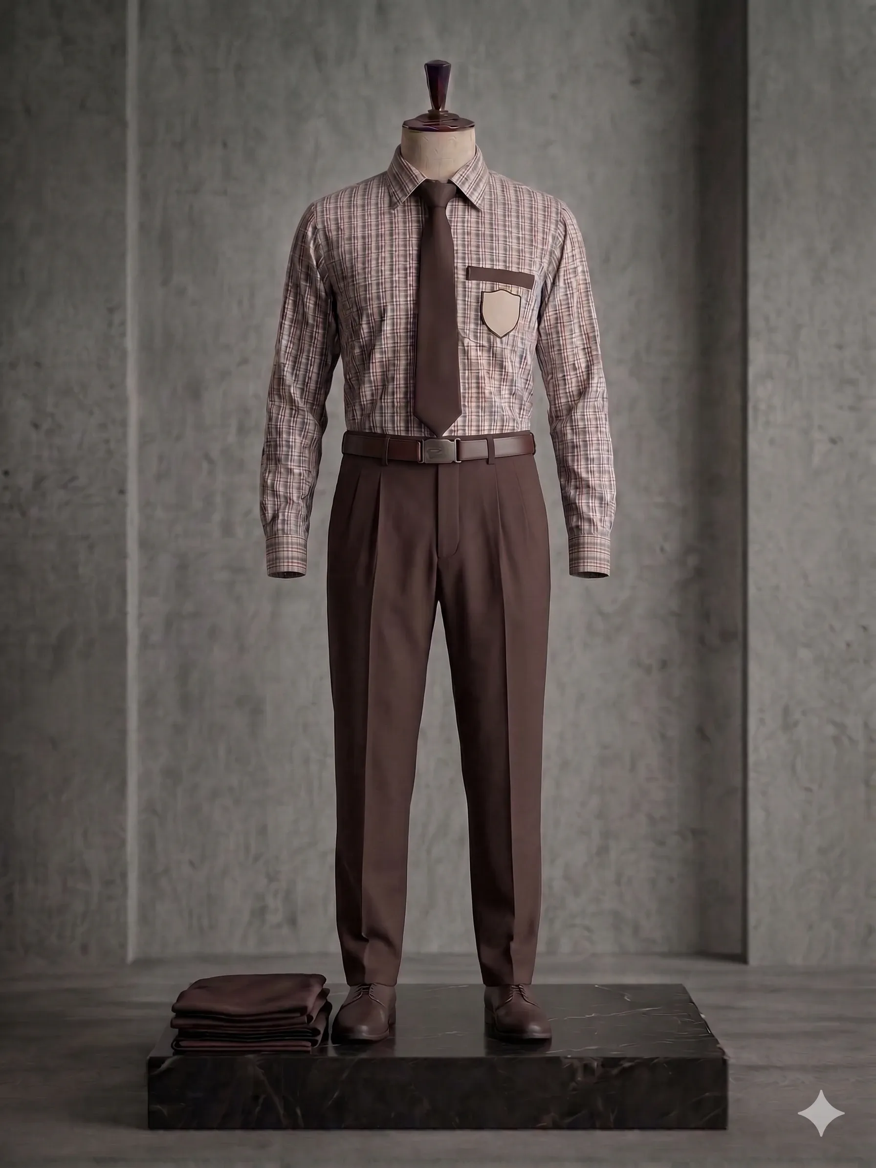 Shirt Pant Tie Belt Socks