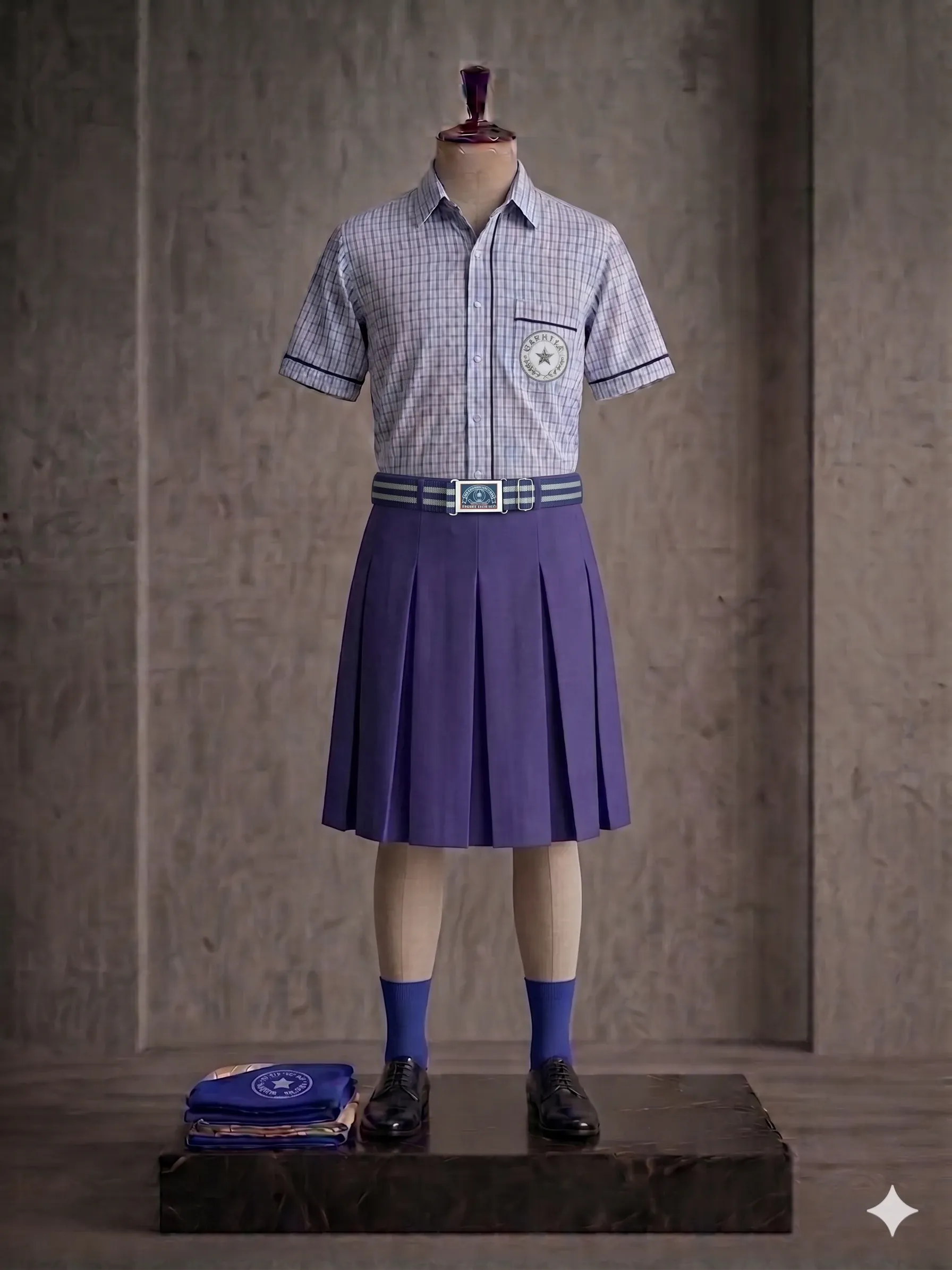 Shirt Skirt Belt Socks