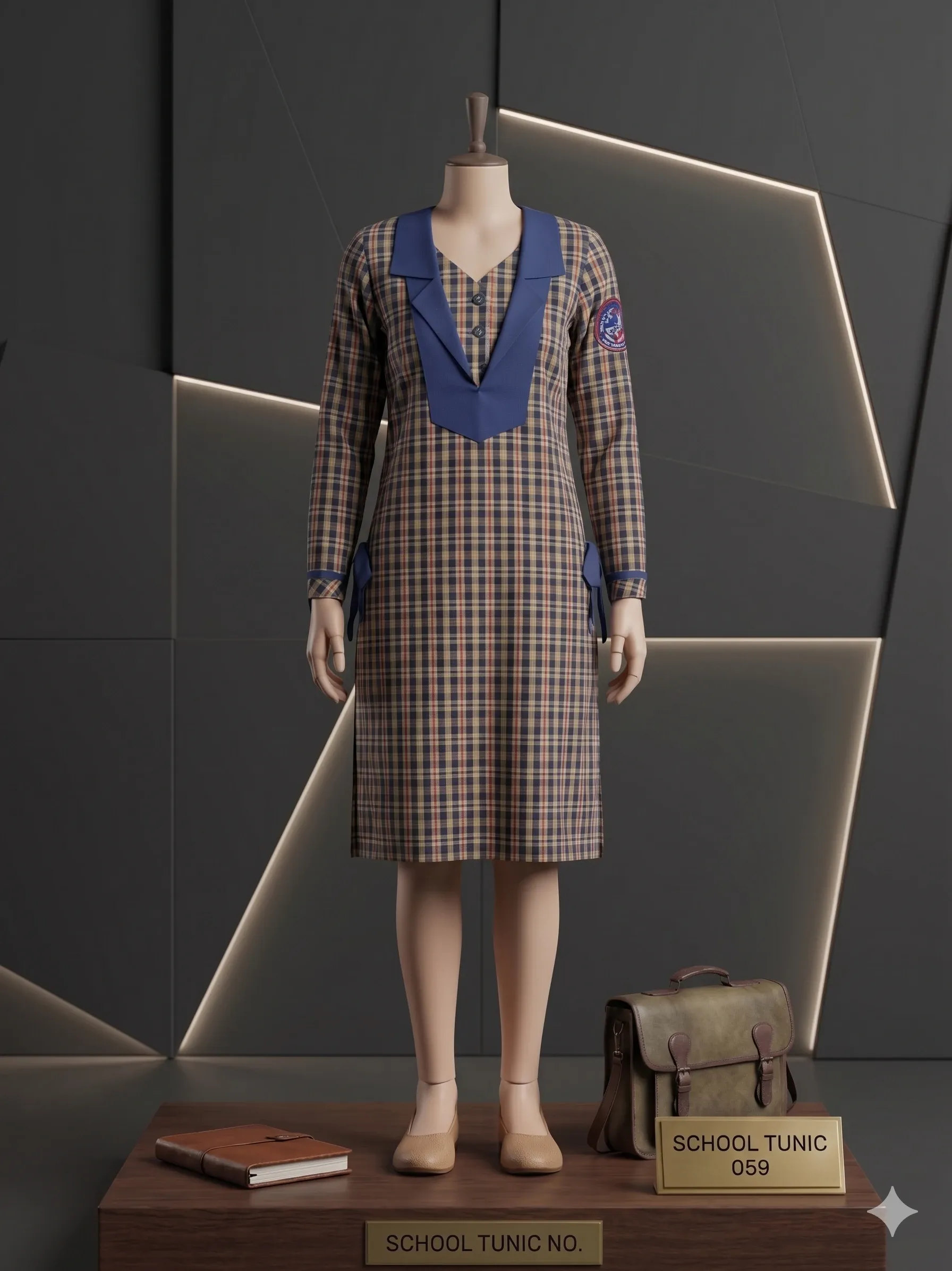 Suit With Lapel Collar