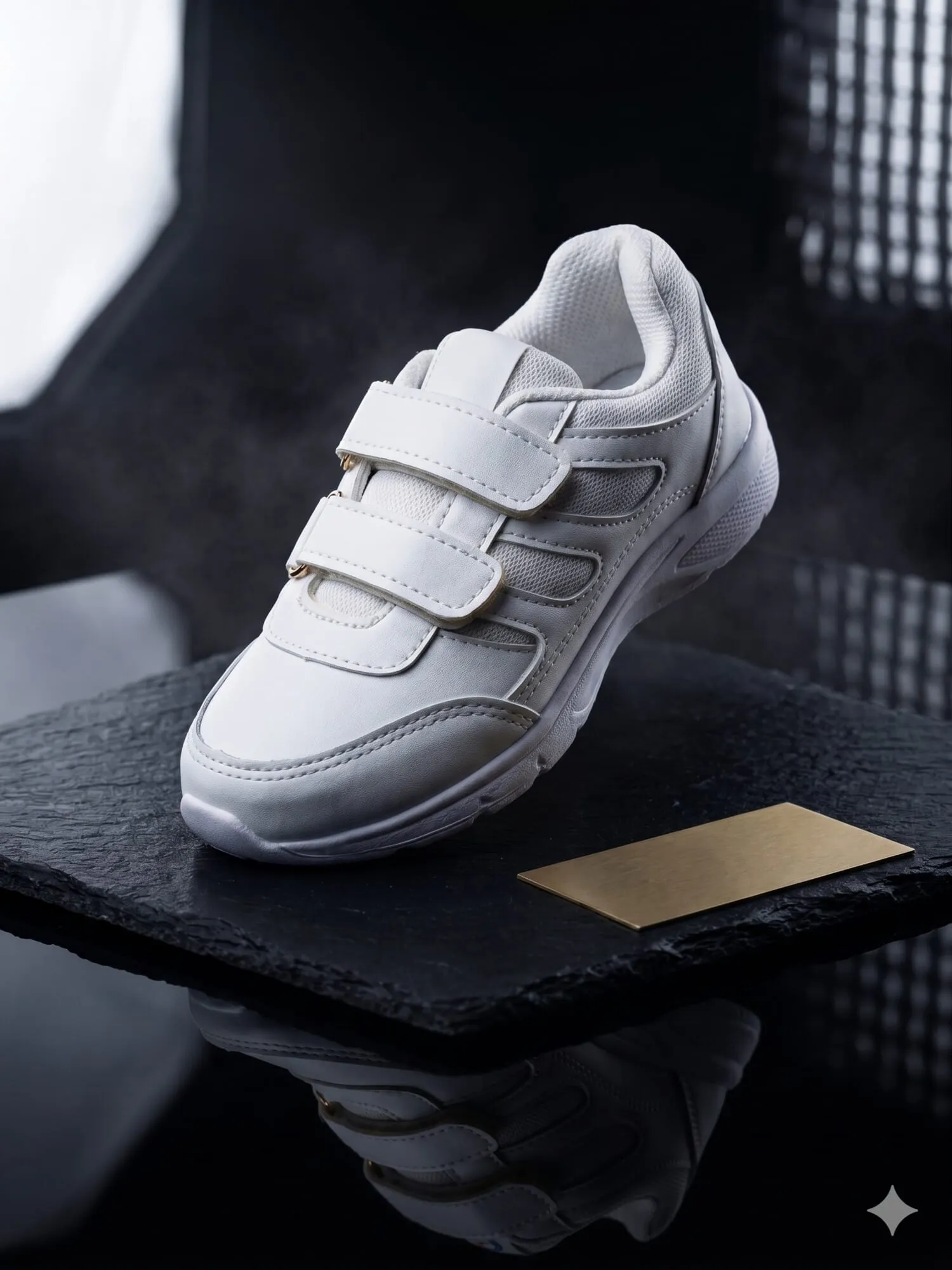 White Velcro Shoes