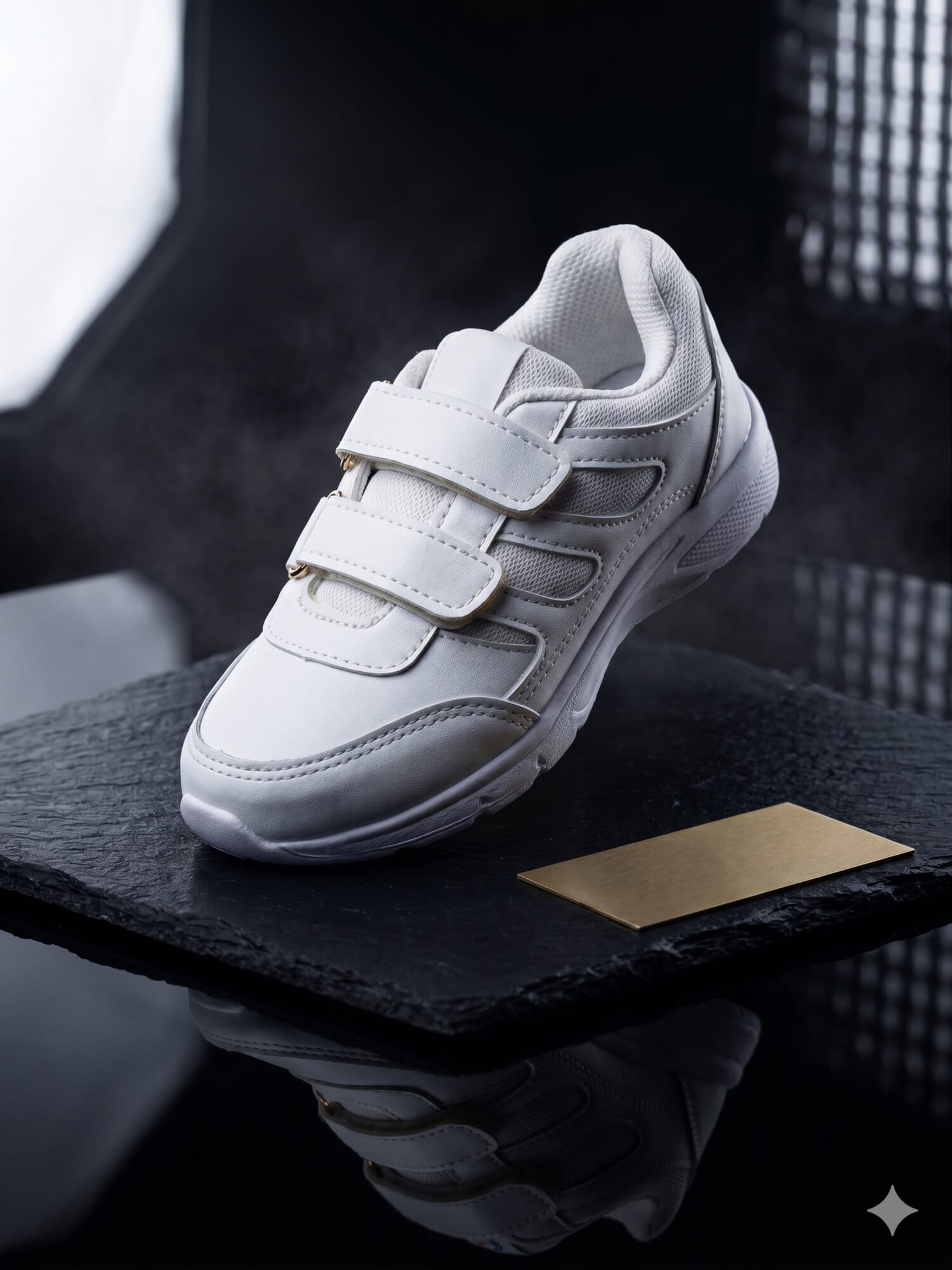 White Velcro Shoes