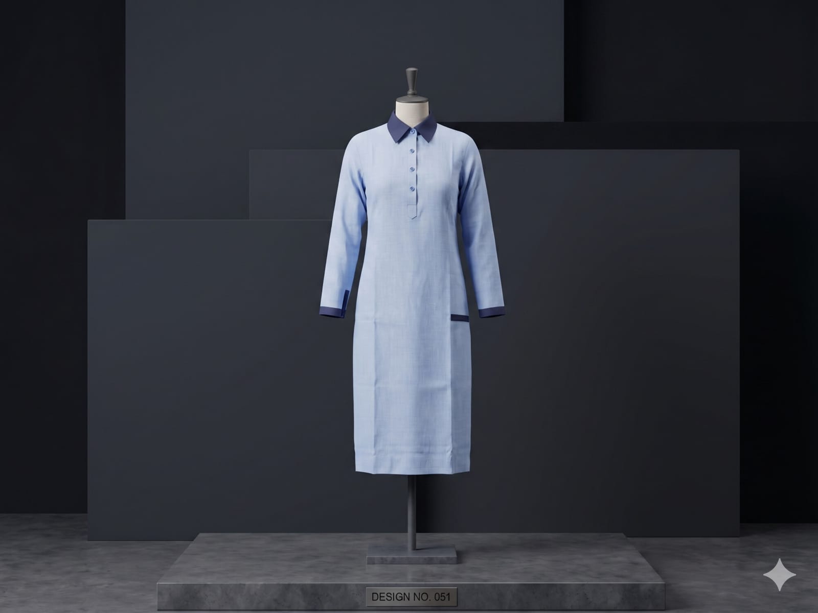 Suit With Collar