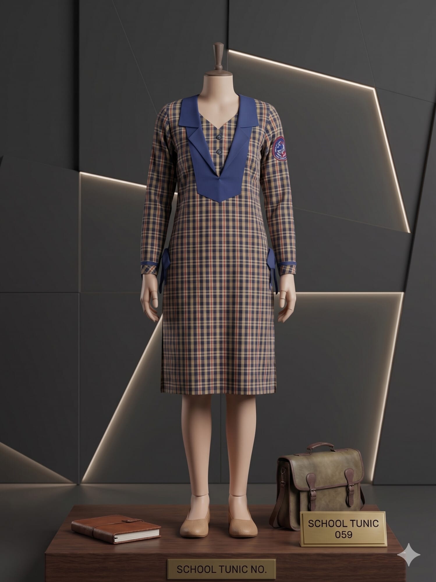 Suit With Lapel Collar